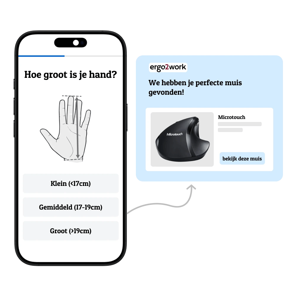 guided selling voorbeeld ergo2 work
