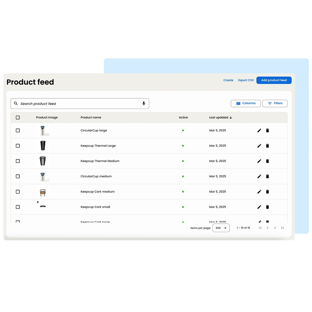 Channable bluebarry product feed