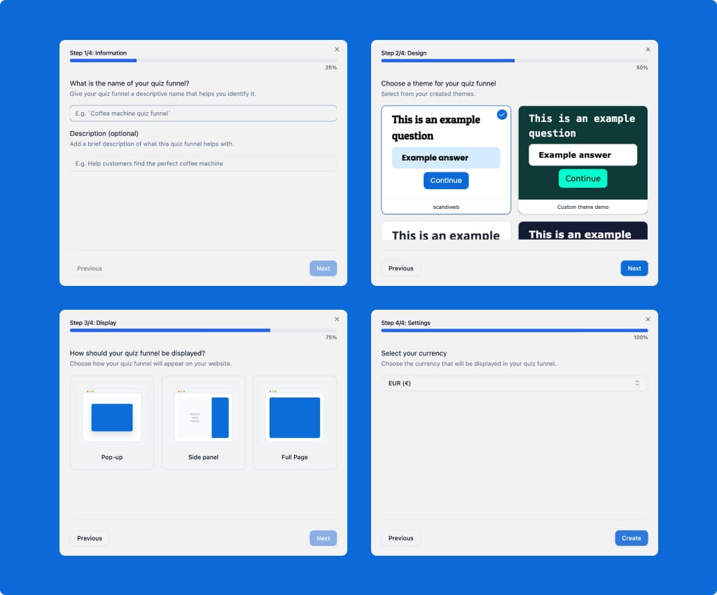 Add Quiz Funnel Name