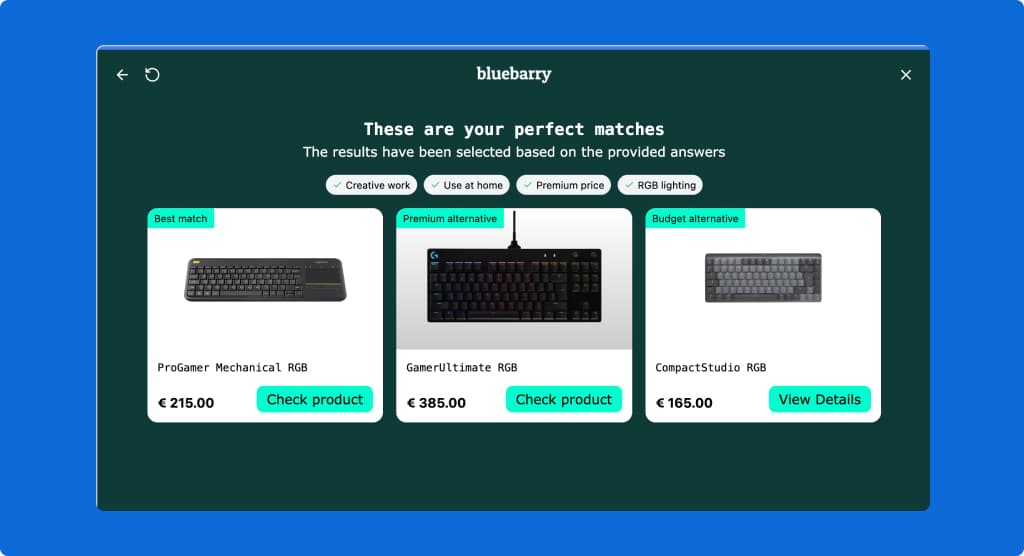 Multiple Result Cards