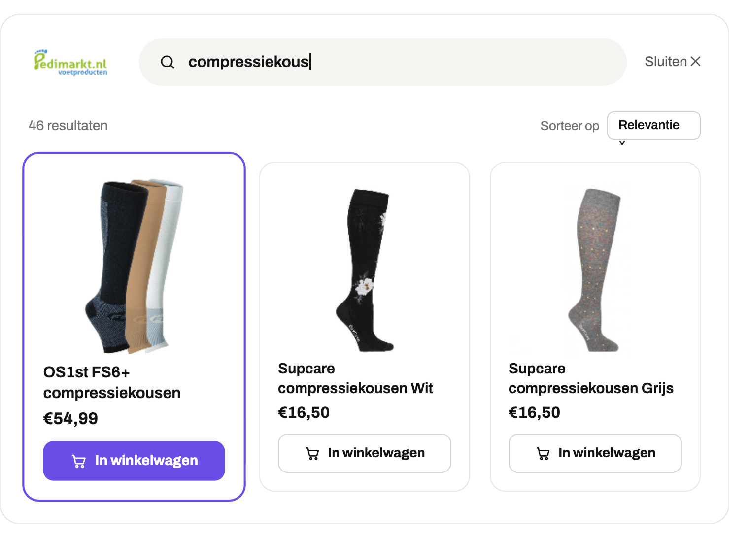 Empty results pages lose sales