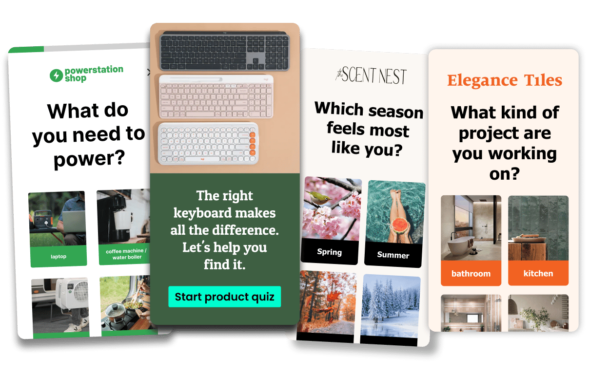 Shopify quiz examples