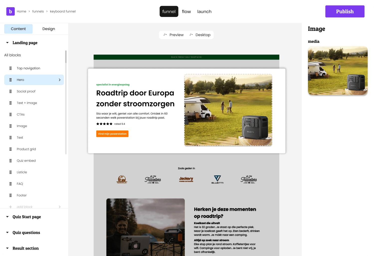 100% on-brand design