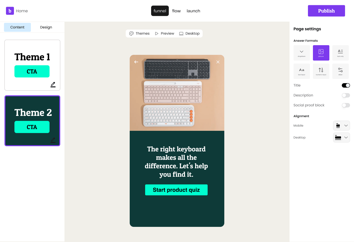 100% on-brand design