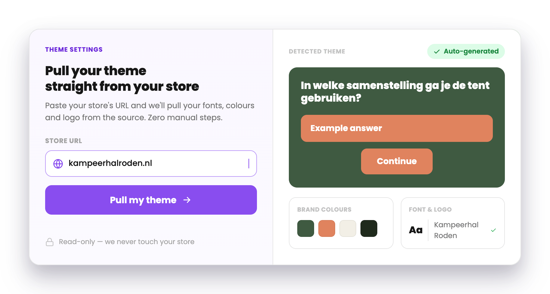 Automatic theme generation