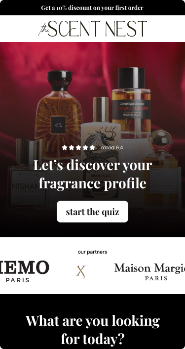 Scent Nest landing page